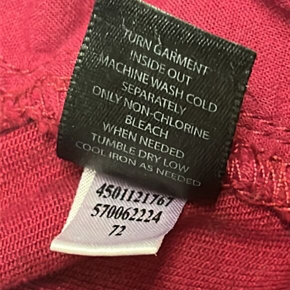 White House Black Market Maroon Slim Leg Blanc Jeans- 4R - Picture 15 of 15